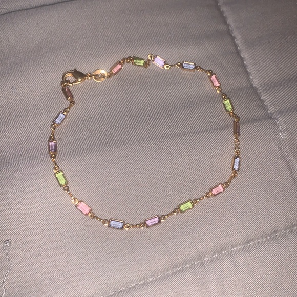 Jewelry - multicolor gold anklet